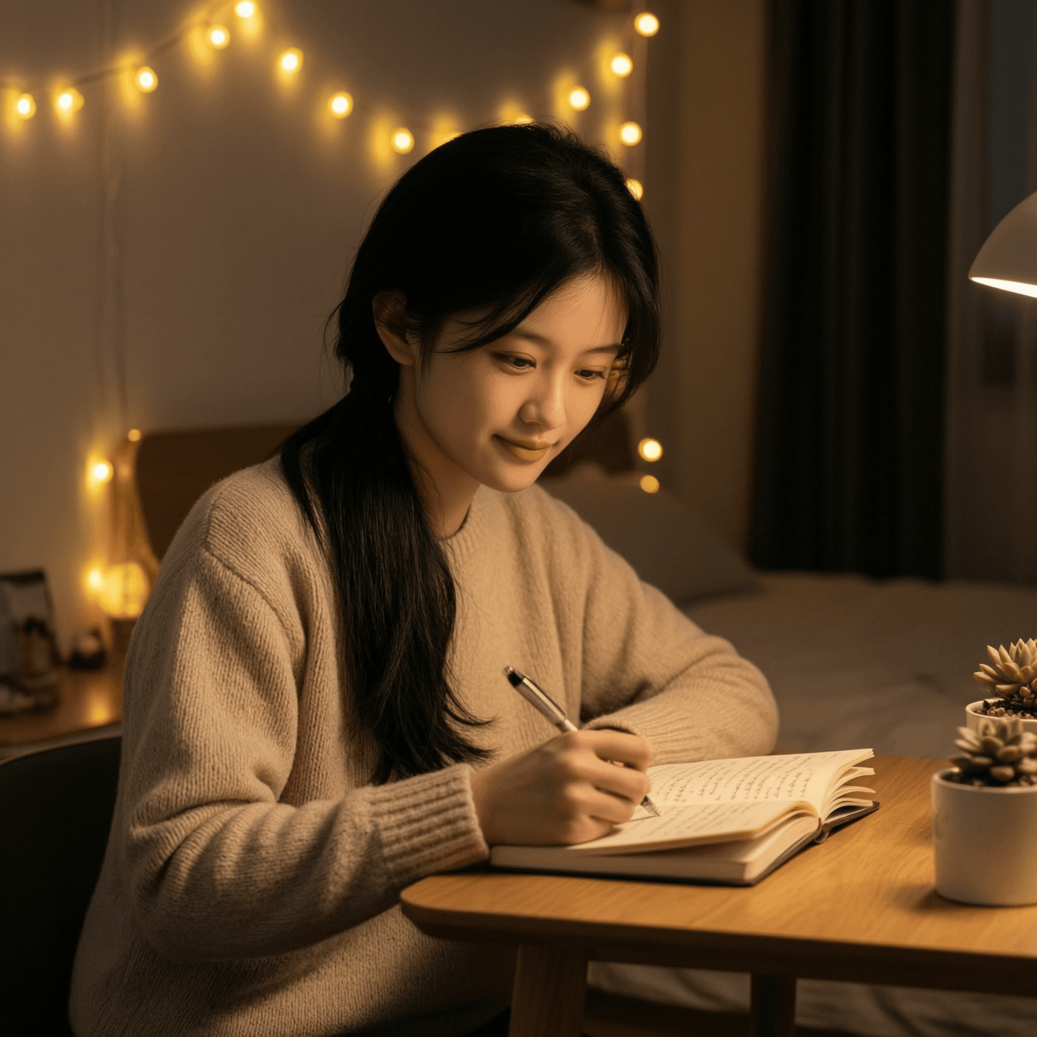 一盏灯，一页纸