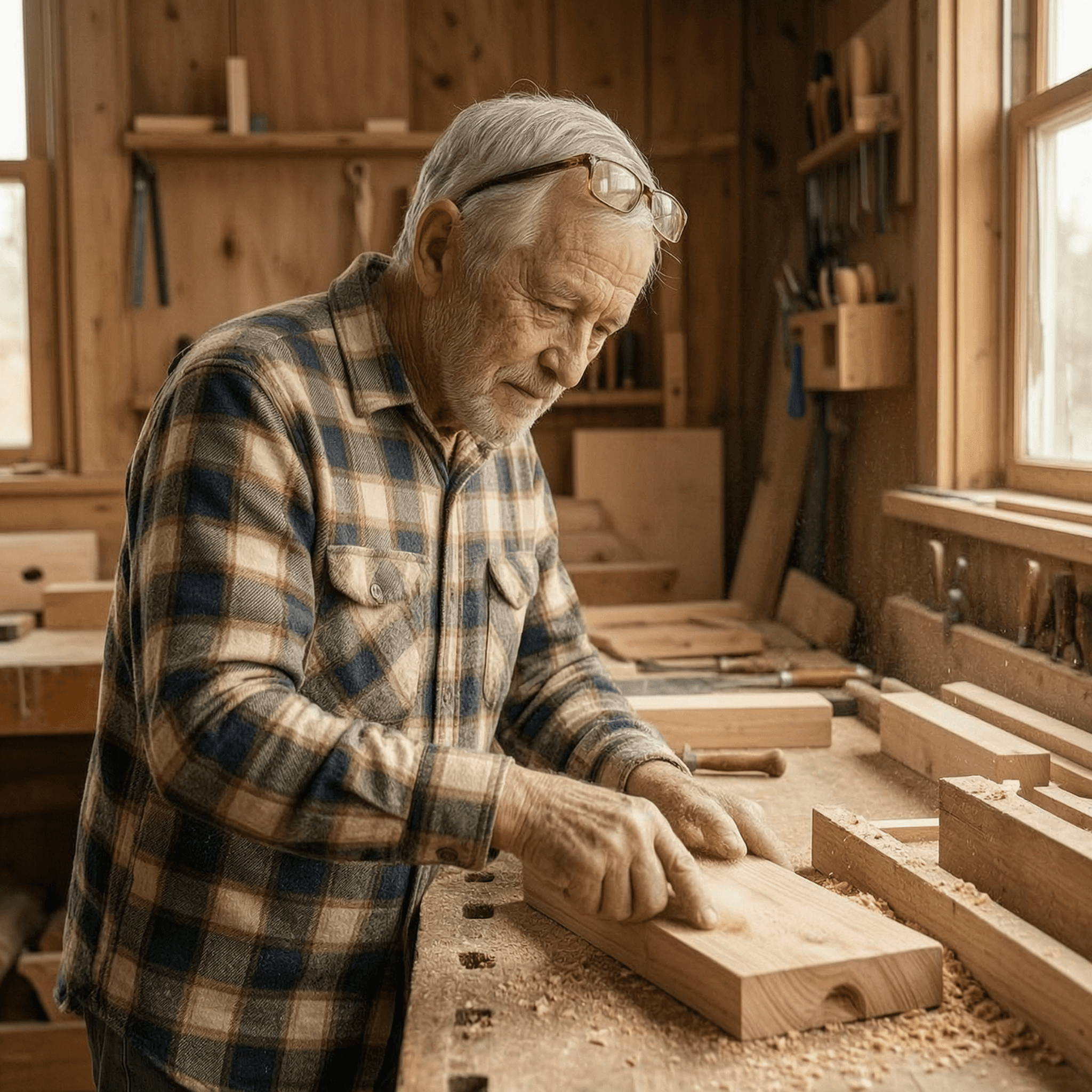Sunlight on the Workbench